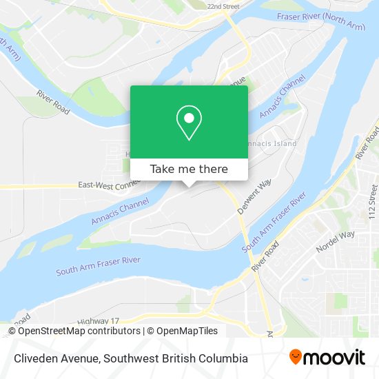 Cliveden Avenue map