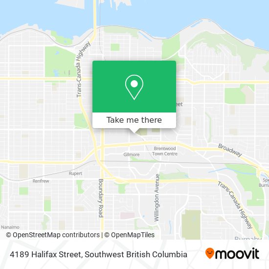 4189 Halifax Street map