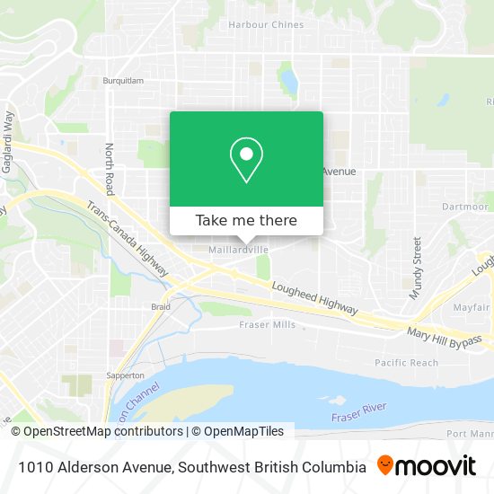 1010 Alderson Avenue map