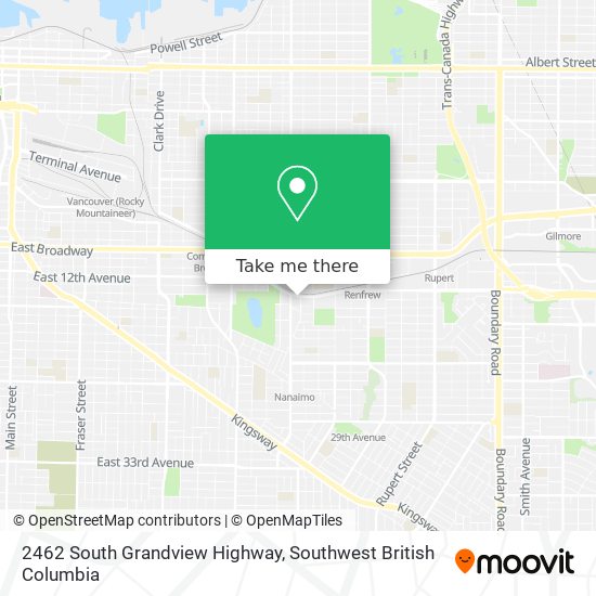 2462 South Grandview Highway map