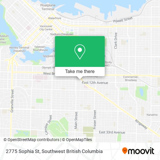 2775 Sophia St plan
