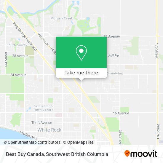 Best Buy Canada map