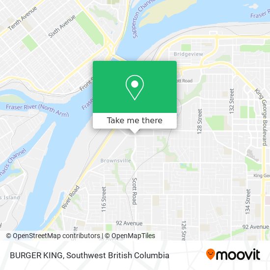 BURGER KING map