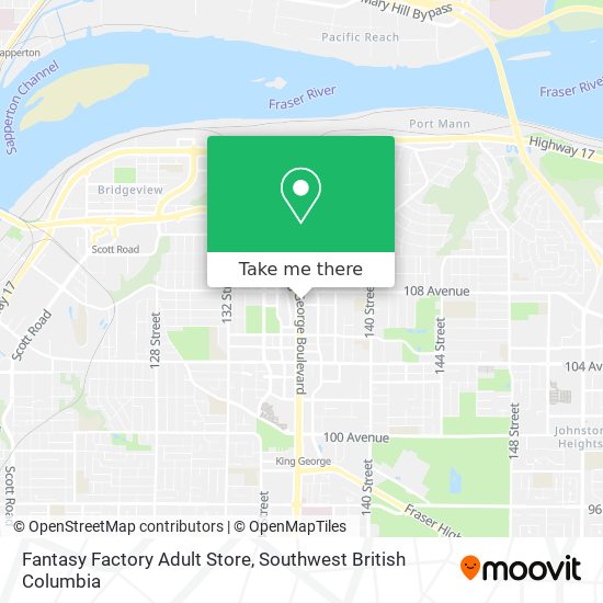 Fantasy Factory Adult Store map