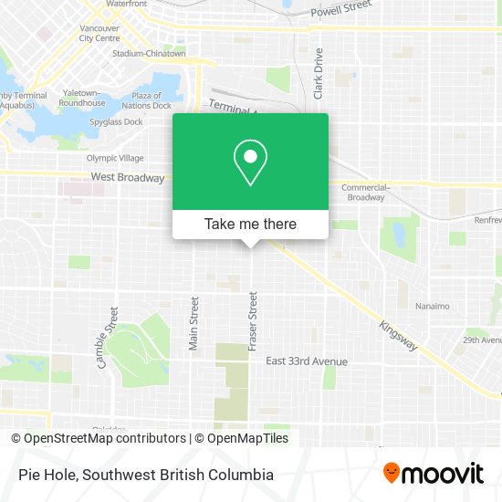 Pie Hole plan