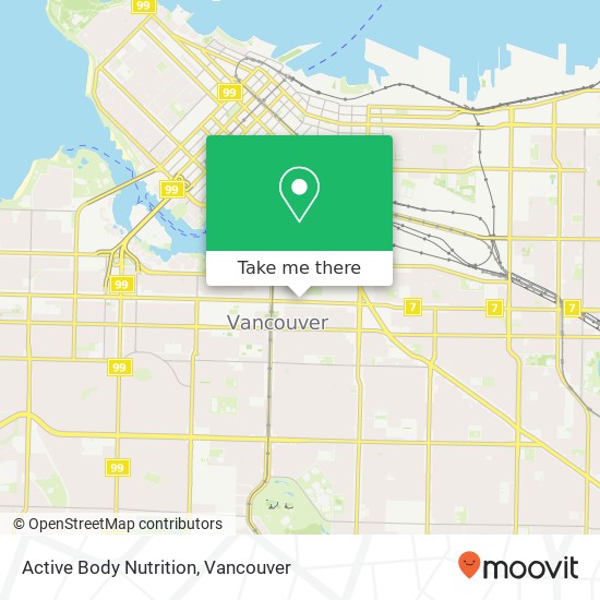 Active Body Nutrition, 247 W Broadway Vancouver, BC V5Y 1P5 plan