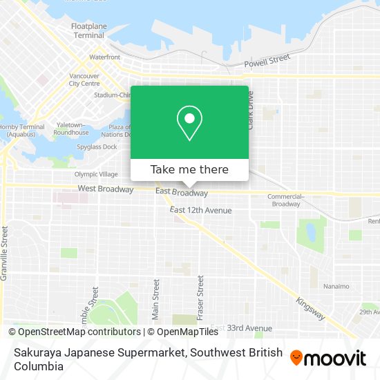 Sakuraya Japanese Supermarket map