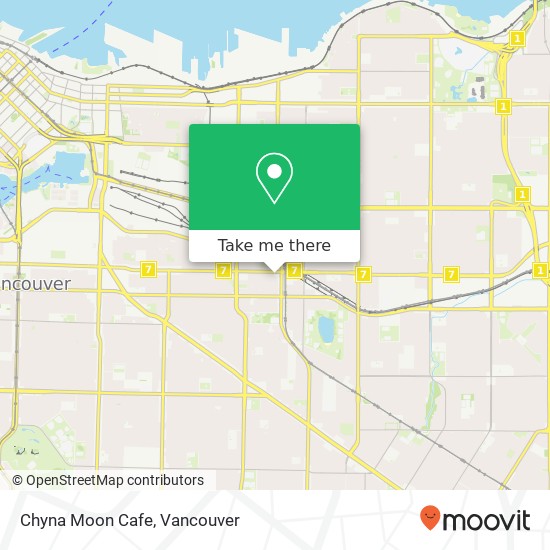 Chyna Moon Cafe, 1638 E Broadway Vancouver, BC V5N 1W1 map