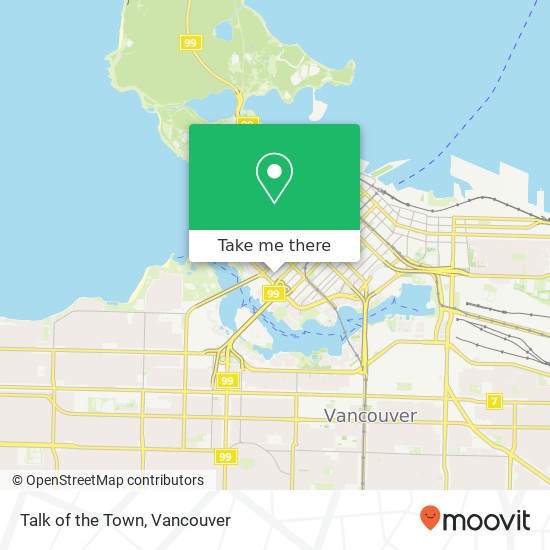 Talk of the Town, 1328 Hornby St Vancouver, BC V6Z 1W5 plan