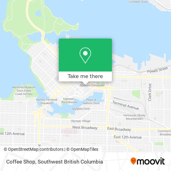 Coffee Shop plan