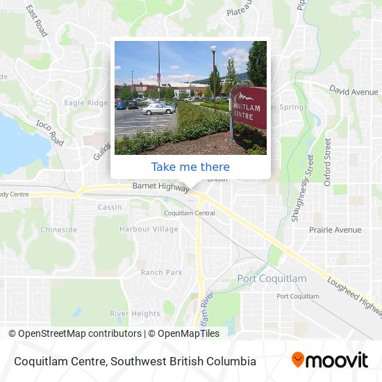Coquitlam Centre map