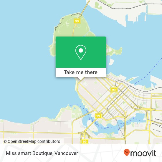 Miss smart Boutique, 1124 Denman St Vancouver, BC V6G 2M8 plan