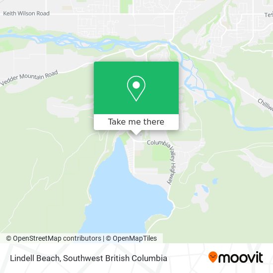 Lindell Beach map