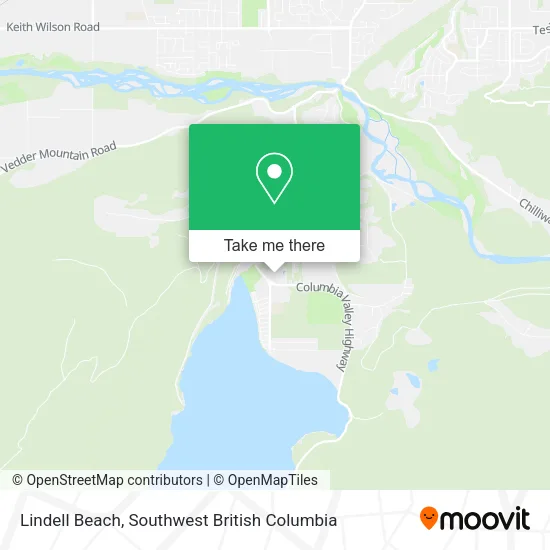 Lindell Beach map