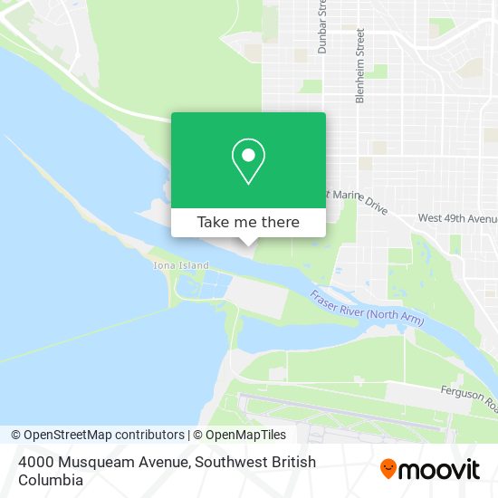 4000 Musqueam Avenue map