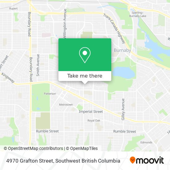 4970 Grafton Street plan