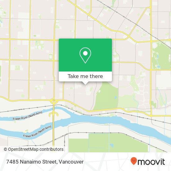 7485 Nanaimo Street map