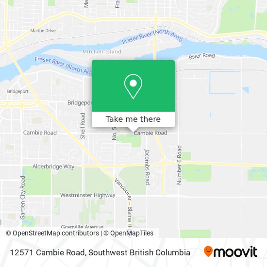 12571 Cambie Road map