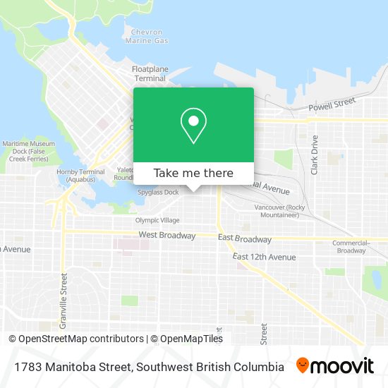 1783 Manitoba Street plan