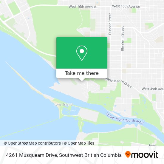 4261 Musqueam Drive map