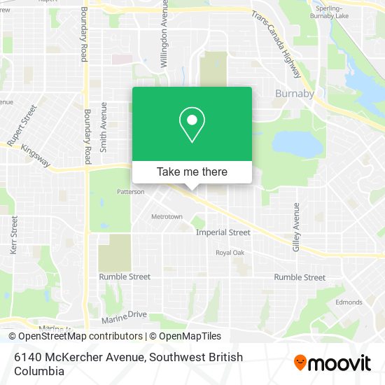 6140 McKercher Avenue map