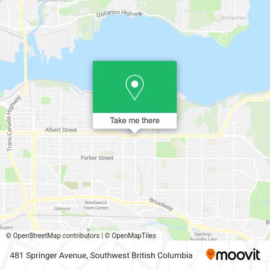 481 Springer Avenue map