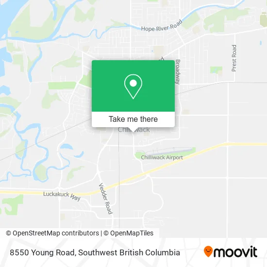 8550 Young Road map