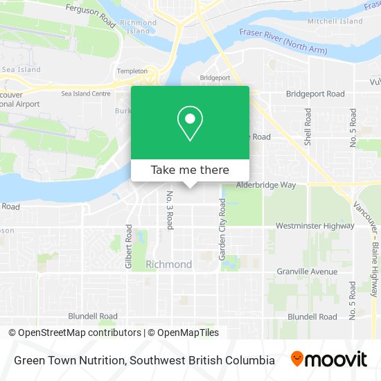 Green Town Nutrition map