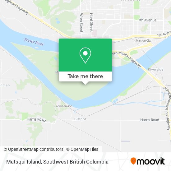 Matsqui Island map