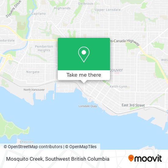 Mosquito Creek map