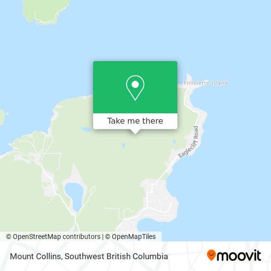 Mount Collins map