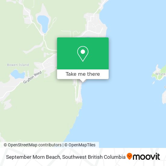 September Morn Beach map