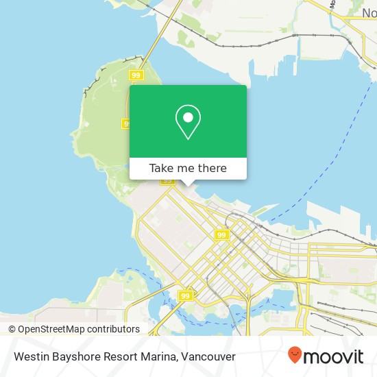 Westin Bayshore Resort Marina map