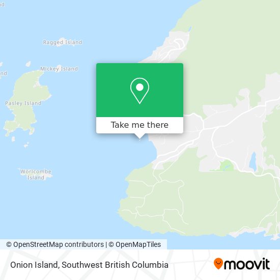 Onion Island map