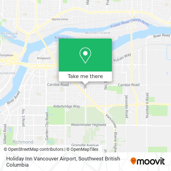 Holiday Inn Vancouver Airport map