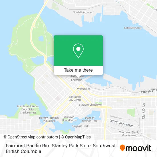 Fairmont Pacific Rim Stanley Park Suite plan