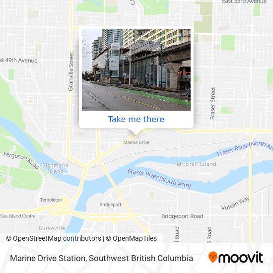Marine Drive Station plan