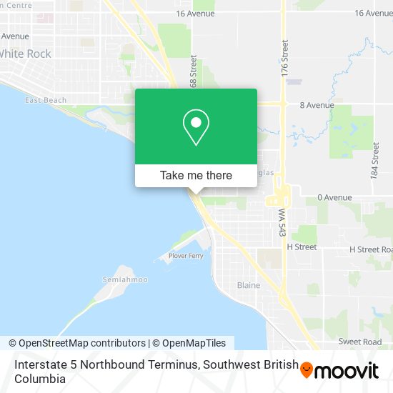 Interstate 5 Northbound Terminus plan