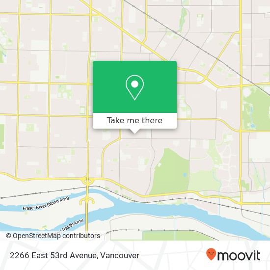 2266 East 53rd Avenue map
