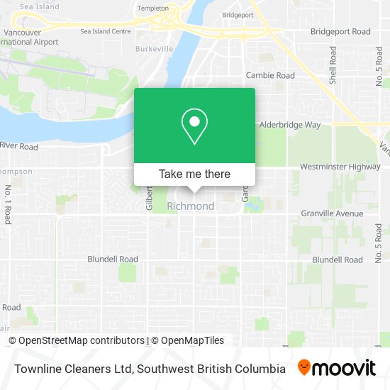 Townline Cleaners Ltd map