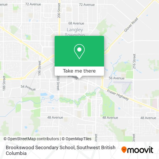 Brookswood Secondary School map