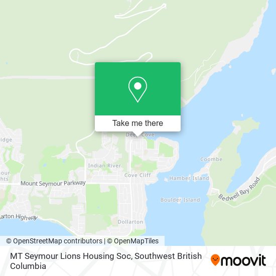 MT Seymour Lions Housing Soc map