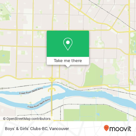 Boys' & Girls' Clubs-BC map