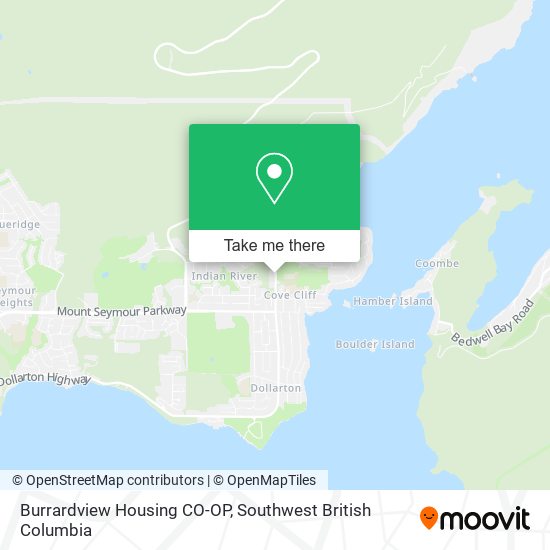 Burrardview Housing CO-OP map