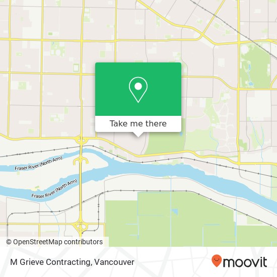 M Grieve Contracting map