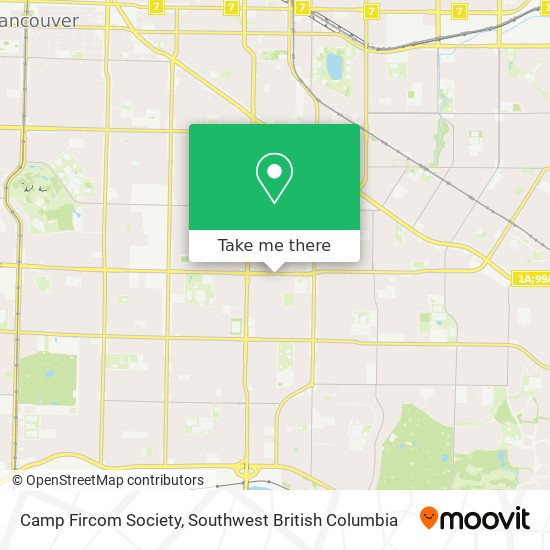 Camp Fircom Society map