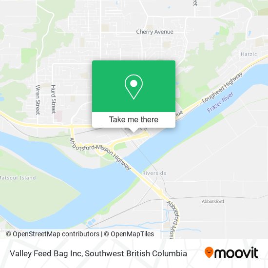 Valley Feed Bag Inc map