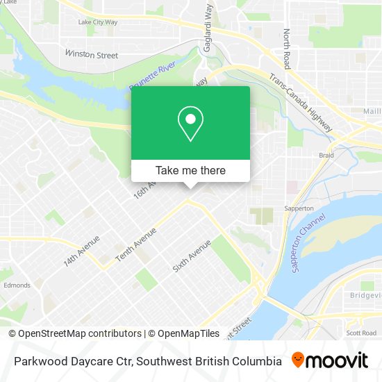 Parkwood Daycare Ctr map