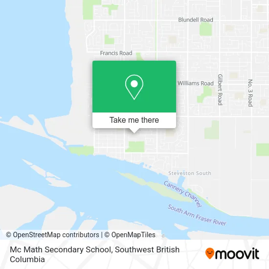 Mc Math Secondary School map