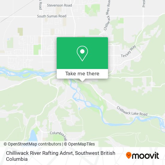 Chilliwack River Rafting Adnvt plan